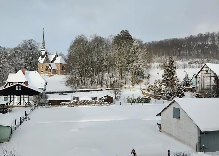 度假居 Gemuetliches Fachwerkhaus Hessen Thueringen