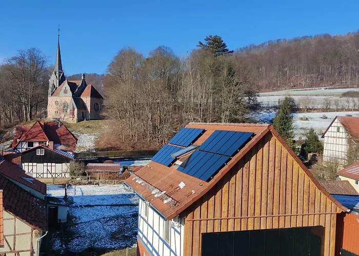 度假居 Gemuetliches Fachwerkhaus Hessen Thueringen