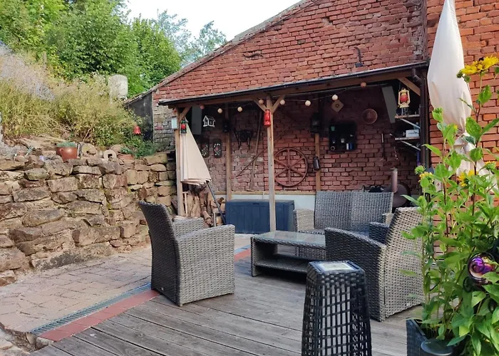 度假居 Gemuetliches Fachwerkhaus Hessen Thueringen