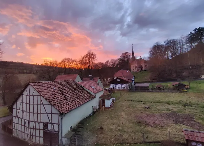 Gemuetliches Fachwerkhaus Hessen Thueringen * Herleshausen